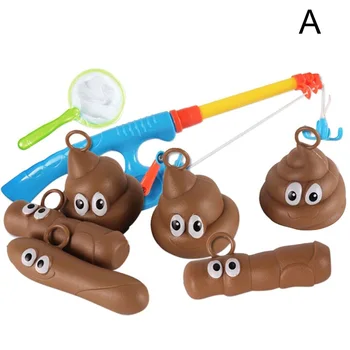 2020 Funny Kids Bath Fishing Game Toy Set Floaters Poo Float Bathing Prank Toys 
2020 Funny Kids Bath Fishing Game Toy Set Floaters Poo Float Bathing Prank Toys