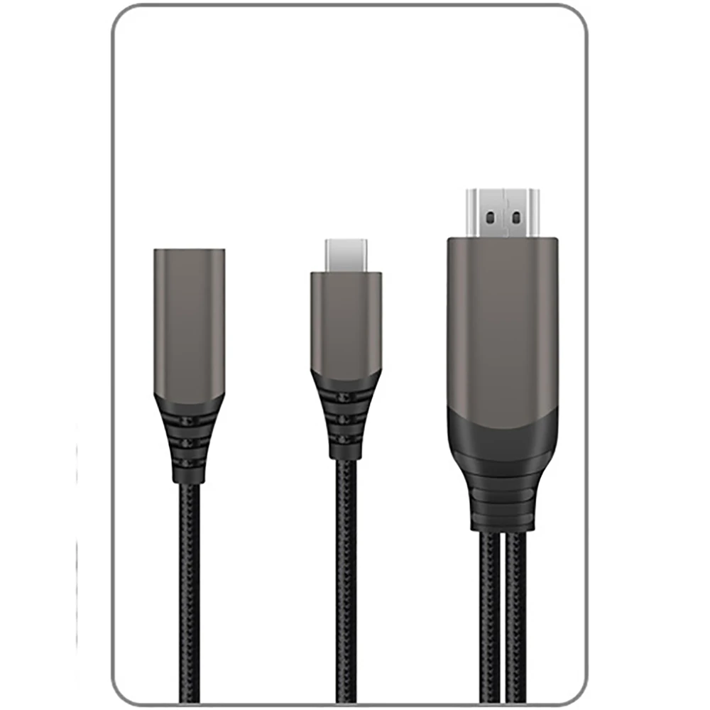 Type-C To HDMI Cable Phone High-definition Adapter Cable Cord for Nintend Switch Game Console for Huawei P20
Type-C To HDMI Cable Phone High-definition Adapter Cable Cord for Nintend Switch Game Console for Huawei P20