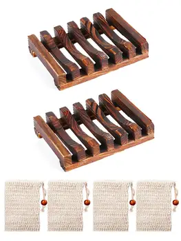 Natural Pine Wooden Soap Shelf Handmade Soap Box Soap Holder Bubble Net Bag Set 2pcs Soap Trays 4pcs Cotton Foam Net Bags
Natural Pine Wooden Soap Shelf Handmade Soap Box Soap Holder Bubble Net Bag Set 2pcs Soap Trays 4pcs Cotton Foam Net Bags