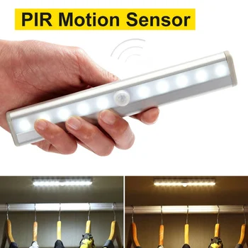 Induction Light 10LED Camping Wardrobe Closet LED Night Lights Creative PIR Sensor Emergency Automatic Night Light
Induction Light 10LED Camping Wardrobe Closet LED Night Lights Creative PIR Sensor Emergency Automatic Night Light