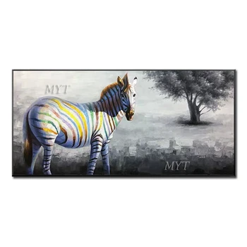 A Colorful Zebra Walks Towards The Tree Abstract Oil Painting On Canvas Living Room Home Pictures Modern 100% Handpainted
A Colorful Zebra Walks Towards The Tree Abstract Oil Painting On Canvas Living Room Home Pictures Modern 100% Handpainted