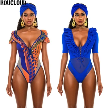 2020 Sexy Africa Print Women One Piece Swimsuit Ruffle Monokini Deep V Swimwear Bodysuit Female Bathing Suit Brazilian
2020 Sexy Africa Print Women One Piece Swimsuit Ruffle Monokini Deep V Swimwear Bodysuit Female Bathing Suit Brazilian