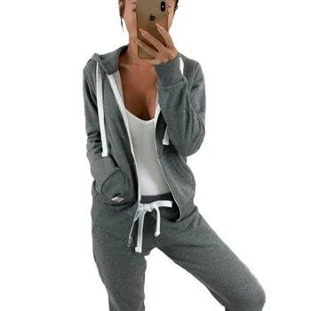 Women ladies Casual Fashion Tracksuit New Solid Plain Long sleeve sweatshirt coat top+pants trousers Hoodies Outfits Fall Spring 
Women ladies Casual Fashion Tracksuit New Solid Plain Long sleeve sweatshirt coat top+pants trousers Hoodies Outfits Fall Spring