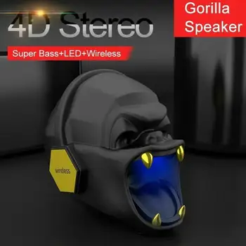 Portable Gorilla Wireless Bluetooth Speaker Mini Gorilla Speaker Mobile Subwoofer Multipurpose Speaker
Portable Gorilla Wireless Bluetooth Speaker Mini Gorilla Speaker Mobile Subwoofer Multipurpose Speaker