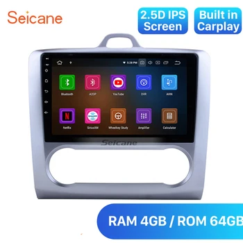 Seicane 10.1 Inch Octa-core Android 10.0 DSP Car GPS Radio Unit For 2004 2005 2006-2011 Ford Focus 2 Multimedia Player Carplay
Seicane 10.1 Inch Octa-core Android 10.0 DSP Car GPS Radio Unit For 2004 2005 2006-2011 Ford Focus 2 Multimedia Player Carplay