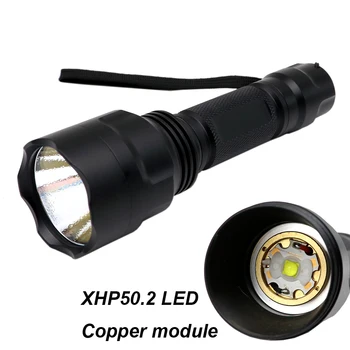 Copper module 2600Lm C8 Upgrade 3.0V XHP50.2 HIGH POWER 2 groups 3 or 5 modes LED Flashlight 18650 Torch Hunting Lantern OP/SMO
Copper module 2600Lm C8 Upgrade 3.0V XHP50.2 HIGH POWER 2 groups 3 or 5 modes LED Flashlight 18650 Torch Hunting Lantern OP/SMO