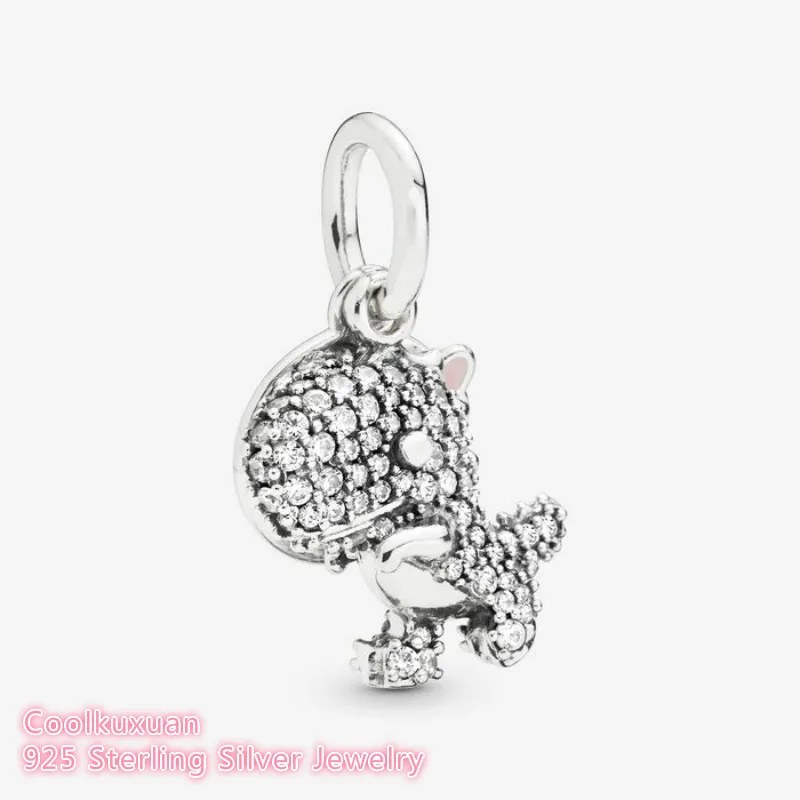 2019 Autumn 100% 925 Sterling Silver Pave Dinosaur Dangle Charm beads Fits Original Pandora bracelets Jewelry Making
2019 Autumn 100% 925 Sterling Silver Pave Dinosaur Dangle Charm beads Fits Original Pandora bracelets Jewelry Making