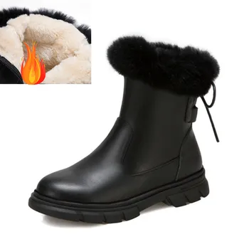 Children Boots Shoes woman 2020 New Winter Plush Warm Martin girl's boots Fashion Leather Soft Antislip ladies Boots size 26-40
Children Boots Shoes woman 2020 New Winter Plush Warm Martin girl's boots Fashion Leather Soft Antislip ladies Boots size 26-40