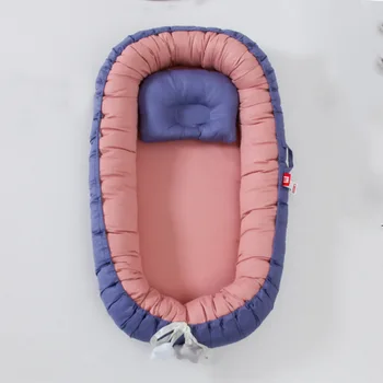 85x50cm Portabel Baby Bed Nest Newborn Bed Crib Baby Sleeping Cotton Cradle Travel Crib Cot Baby Travel Bed With Pillow Bassinet
85x50cm Portabel Baby Bed Nest Newborn Bed Crib Baby Sleeping Cotton Cradle Travel Crib Cot Baby Travel Bed With Pillow Bassinet