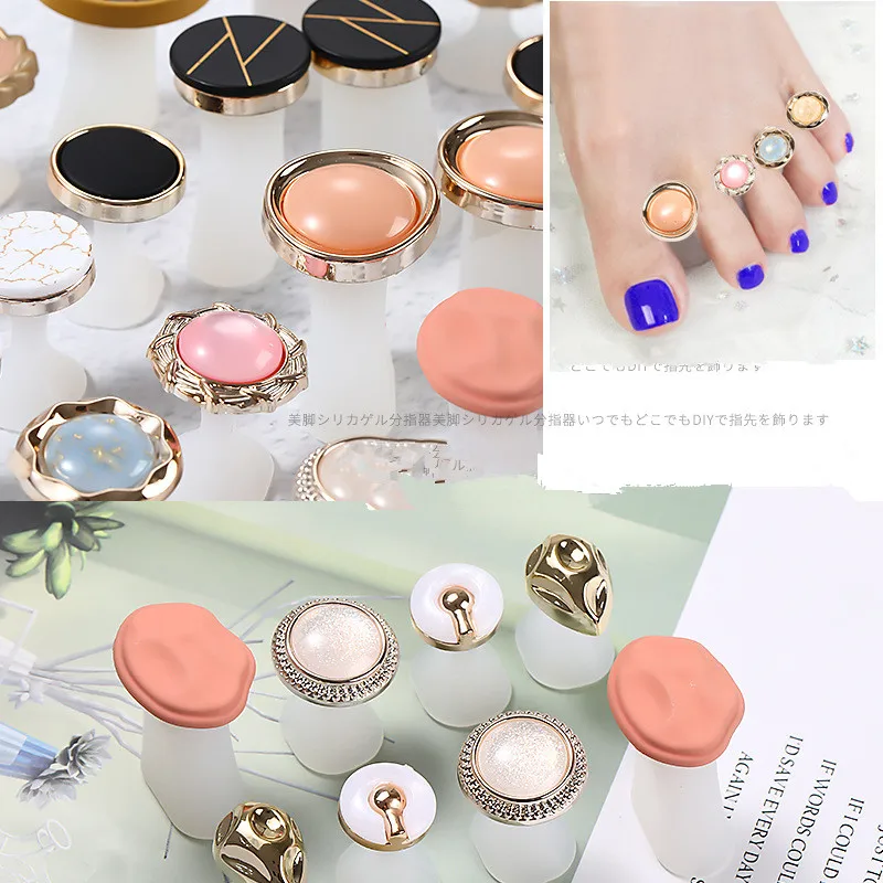 8 pcs/set Nail Art Tools Silicone Toe Separator Foot Pads Manicure Pedicure Care Pedicure DIY Design Manicure Accessory D290
8 pcs/set Nail Art Tools Silicone Toe Separator Foot Pads Manicure Pedicure Care Pedicure DIY Design Manicure Accessory D290