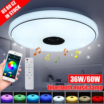 36W/60W Home Music Led Ceiling Light Lamp RGB Flush Mount Music APP bluetooth Speaker Smart Ceiling Lamp With Remote Control
36W/60W Home Music Led Ceiling Light Lamp RGB Flush Mount Music APP bluetooth Speaker Smart Ceiling Lamp With Remote Control