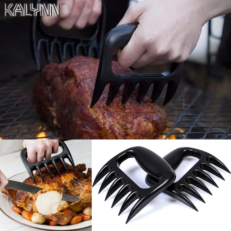 2 PCs/Set Bear Claws Barbecue Fork Tongs Pull Meat Shred Pork Clamp Roasting Fork Black BBQ Set Barbecue Tool Picnic Utensils
2 PCs/Set Bear Claws Barbecue Fork Tongs Pull Meat Shred Pork Clamp Roasting Fork Black BBQ Set Barbecue Tool Picnic Utensils