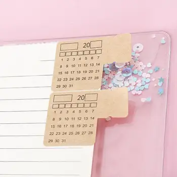 10Pcs Monthly Calendar Sticker for Planner/Appointment/Agenda/Journal/Bullet Self Adhesive Tabs Brown Kraft Paper
10Pcs Monthly Calendar Sticker for Planner/Appointment/Agenda/Journal/Bullet Self Adhesive Tabs Brown Kraft Paper