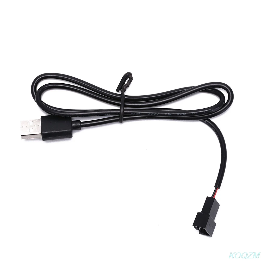 New 3/4 Pin Computer PC Fan Power Cable Connector Adapter 5V 50cm | Компьютеры и офис
