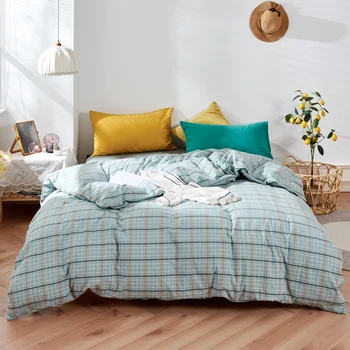 washed cotton bedding set colorful lattice bed linen Duvet cover 240x220 sheets pillowcase bed sets queen king single size
washed cotton bedding set colorful lattice bed linen Duvet cover 240x220 sheets pillowcase bed sets queen king single size
