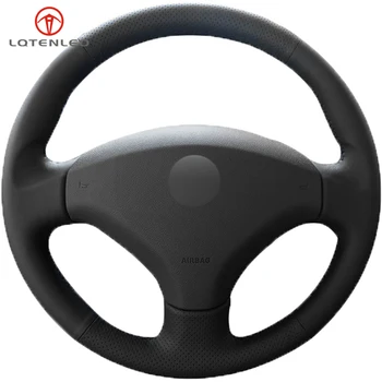 LQTENLEO Black Artificial Leather DIY Hand-stitched Car Steering Wheel Cover For Old Peugeot 408 Peugeot 308 Peugeot 3008
LQTENLEO Black Artificial Leather DIY Hand-stitched Car Steering Wheel Cover For Old Peugeot 408 Peugeot 308 Peugeot 3008