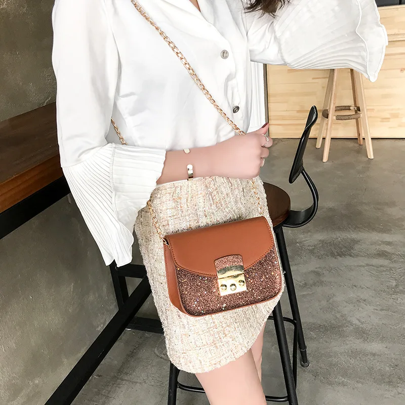Fashion 2018 Spring And Summer Korean-style New Style Sequin Square Sling Bag Versatile Shoulder Diagonal Small Bag WOMEN'S Bag
Fashion 2018 Spring And Summer Korean-style New Style Sequin Square Sling Bag Versatile Shoulder Diagonal Small Bag WOMEN'S Bag