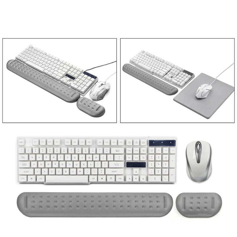 Memory Foam Keyboard Pad Wrist Mouse Pad Wrists Support Mice Keypad Mat for Desktop Computer Laptop Accessories Parts
Memory Foam Keyboard Pad Wrist Mouse Pad Wrists Support Mice Keypad Mat for Desktop Computer Laptop Accessories Parts