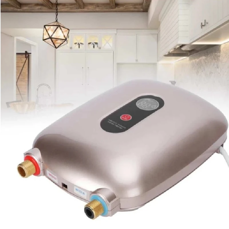 Electric Hot Water Heater Instant Water Heating Tankless Heater Temperature Control Household Supplies Tool
Electric Hot Water Heater Instant Water Heating Tankless Heater Temperature Control Household Supplies Tool