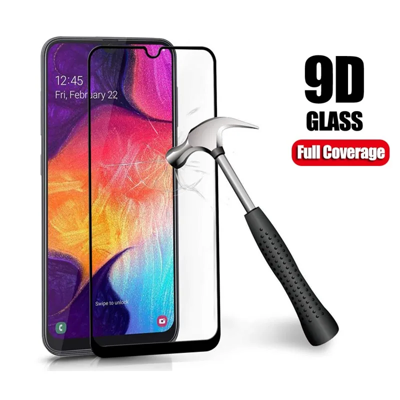 Закаленное стекло с полным покрытием для Samsung Galaxy A30S A30 A50 A40 A50S A40S A10 A20 A10S A20S A20E A51 A71