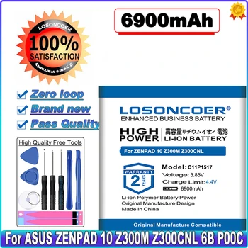 LOSONCOER 6900mAh C11P1517 Battery for ASUS ZENPAD 10 Z300M Z300CNL 6B P00C Mobile Phone Battery
LOSONCOER 6900mAh C11P1517 Battery for ASUS ZENPAD 10 Z300M Z300CNL 6B P00C Mobile Phone Battery