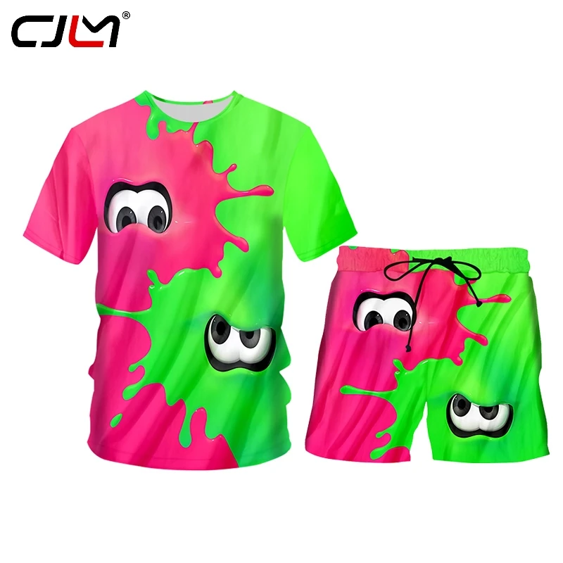 CJLM 3D мультипликационный красно-зеленые глаза мужские костюмы футболка с коротким рукавом 2 шт./компл. Топы + мужские повседневные шорты Модный костюм с принтом всего тела
CJLM 3D мультипликационный красно-зеленые глаза мужские костюмы футболка с коротким рукавом 2 шт./компл. Топы + мужские повседневные шорты Модный костюм с принтом всего тела