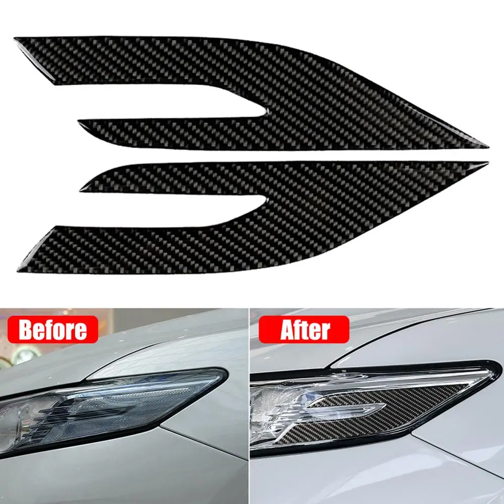 For Toyota Camry 2018-2020 Rear Carbon Fiber Front Headlight Eye Edge Cover Trim Decals Sticker Car Moulding Automotive Stickers
For Toyota Camry 2018-2020 Rear Carbon Fiber Front Headlight Eye Edge Cover Trim Decals Sticker Car Moulding Automotive Stickers