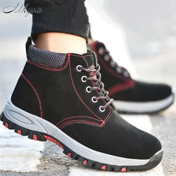 2019 Winter New Men Work Safety Boots Steel Toe Shoes Breathable tenis indestrutivel Boot Protective Puncture bota masculina
2019 Winter New Men Work Safety Boots Steel Toe Shoes Breathable tenis indestrutivel Boot Protective Puncture bota masculina