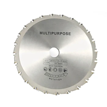 210mm Silver Saw Blade Disc Fit For Rage Rage4 RageB 25.4mm Bore Evolution 24T