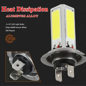 2pcs Car H7 LED Headlight Bulb Conversion Kit High Low Beam 80W 4000LM 6000K White Auto LED Light Bulb
2pcs Car H7 LED Headlight Bulb Conversion Kit High Low Beam 80W 4000LM 6000K White Auto LED Light Bulb