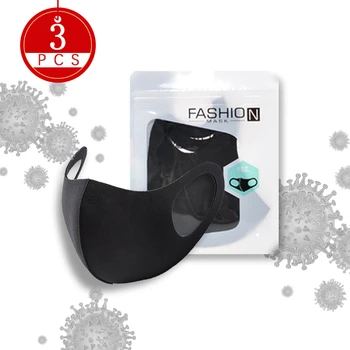 3pcs Face Mask Filter Mouth Caps Mask Protection Mask Anti Pollution Travel Anti-smog Thin black Disposable Mask
3pcs Face Mask Filter Mouth Caps Mask Protection Mask Anti Pollution Travel Anti-smog Thin black Disposable Mask