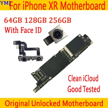 For iPhone XR factory Unlocked Motherboard With / without Face ID 100% Original For iPhone XR Main Logic Board 64GB 128GB 256GB
For iPhone XR factory Unlocked Motherboard With / without Face ID 100% Original For iPhone XR Main Logic Board 64GB 128GB 256GB