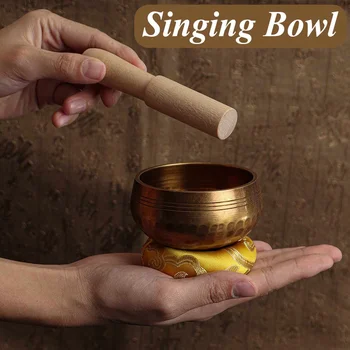 Tibetan Meditation Singing Bowl Nepalese Buddhist Chanting Bowl Buddhist Sound Therapy Bowl Mallet Mat Copper Handmade Carft
Tibetan Meditation Singing Bowl Nepalese Buddhist Chanting Bowl Buddhist Sound Therapy Bowl Mallet Mat Copper Handmade Carft