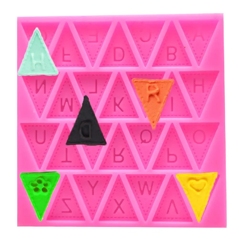 DishyKooker Triangle Capital Letters Silicone Mold Fondant Cake Chocolate Mold Kitchen Baking Mould
DishyKooker Triangle Capital Letters Silicone Mold Fondant Cake Chocolate Mold Kitchen Baking Mould