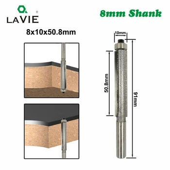 1pc 8mm Shank 2" Flush Trim Router Bit with Bearing for Wood Template Pattern Bit Milling Cutter Dremel Woodworking Tool 
1pc 8mm Shank 2" Flush Trim Router Bit with Bearing for Wood Template Pattern Bit Milling Cutter Dremel Woodworking Tool