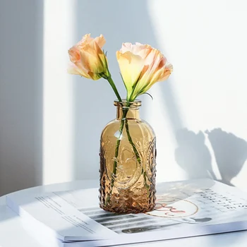 Zakka Retro Vase Carved Cork Bottle Glass Bottle Tabletop Vase Aromatherapy Bottle Home Decoration Home Decor
Zakka Retro Vase Carved Cork Bottle Glass Bottle Tabletop Vase Aromatherapy Bottle Home Decoration Home Decor