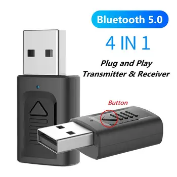 USB Dongle Bluetooth 5.0 Audio Receiver Transmitter 4IN1 Mini 3.5mm Jack AUX USB Wireless Adapter For TV Car PC
USB Dongle Bluetooth 5.0 Audio Receiver Transmitter 4IN1 Mini 3.5mm Jack AUX USB Wireless Adapter For TV Car PC