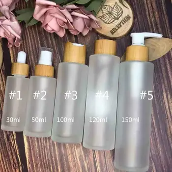 630pcs*150ml Frosted Clear spray pumps tops bamboo lotion bottle 30ml 50ml 100ML 120ML 150ML Frost Glass Mist Spray Bottle
630pcs*150ml Frosted Clear spray pumps tops bamboo lotion bottle 30ml 50ml 100ML 120ML 150ML Frost Glass Mist Spray Bottle