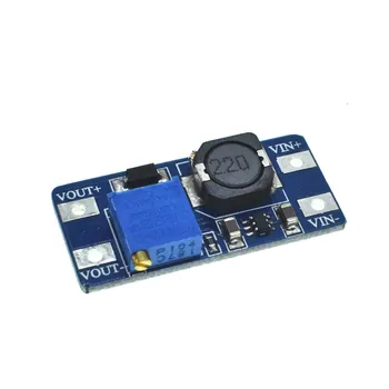 5PCS MT3608 DC DC Step Up Converter 2A Power Supply Boost Converter Module Adjustable 2V~24V DC to Maximum 28V Step-up Converter
5PCS MT3608 DC DC Step Up Converter 2A Power Supply Boost Converter Module Adjustable 2V~24V DC to Maximum 28V Step-up Converter