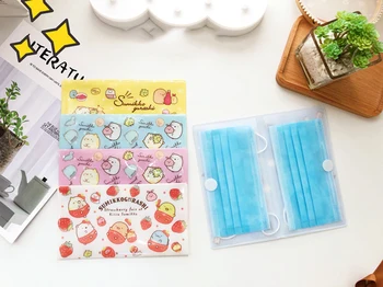 5 Pcs/set Velcro seal Masks Keeper Portable Cartoon Organizer Container Case Printing Foldable Mask Storage Clip 20X11 CM
5 Pcs/set Velcro seal Masks Keeper Portable Cartoon Organizer Container Case Printing Foldable Mask Storage Clip 20X11 CM