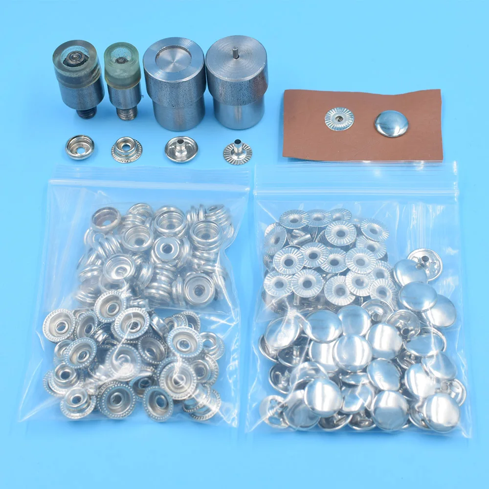 50sets 4 optional colors metal Ring Spring Type snap with suited mold press stud buttons die fasten tool for DIY bulk clothing
50sets 4 optional colors metal Ring Spring Type snap with suited mold press stud buttons die fasten tool for DIY bulk clothing