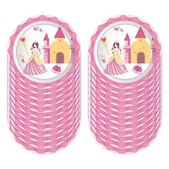24pcs 9inch Princess Castle Disposable Dinner Plates Baby Shower Kids Party Favor Happy Birthday Party Decoration Tableware Sets
24pcs 9inch Princess Castle Disposable Dinner Plates Baby Shower Kids Party Favor Happy Birthday Party Decoration Tableware Sets