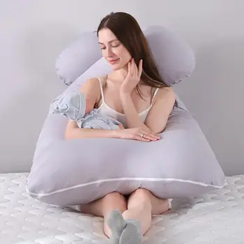 New U-shape Pregnant Pillowcase Pure Color/Printing Breastfeeding Multi-functional Side Protected Cushion Home Textile no filler
New U-shape Pregnant Pillowcase Pure Color/Printing Breastfeeding Multi-functional Side Protected Cushion Home Textile no filler