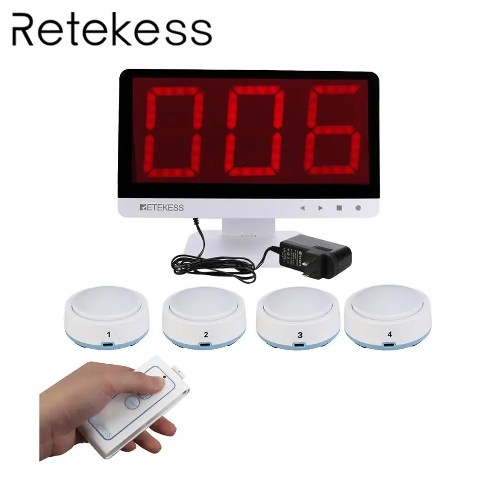 Retekess TM101 Wireless Remote control Intelligent Responder answer buzzer display host for Knowledge and Debate Contest
Retekess TM101 Wireless Remote control Intelligent Responder answer buzzer display host for Knowledge and Debate Contest