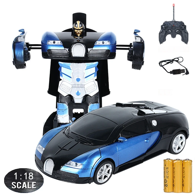 24CM 1:18 RC Car 2 in 1 Transformation Robot Car One Key Deformation Dancing Remote Control Sports Driving Cars Toy for Kids G01
24CM 1:18 RC Car 2 in 1 Transformation Robot Car One Key Deformation Dancing Remote Control Sports Driving Cars Toy for Kids G01