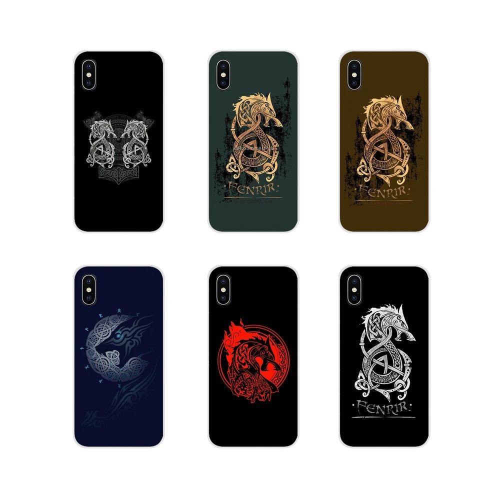 Для Xiaomi Redmi Note 3 4 5 6 7 8 Pro Mi Max Mix 2 2S Pocophone F1 аксессуары чехол для Norse Mythology Vikings Fenrir wolf |