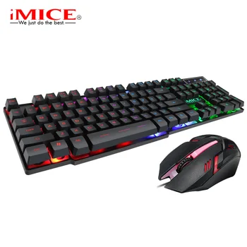 Original Gaming keyboard and Mouse Wired keyboard Set with backlight keyboard Gaming Mouse Set Home Office For PC Laptop