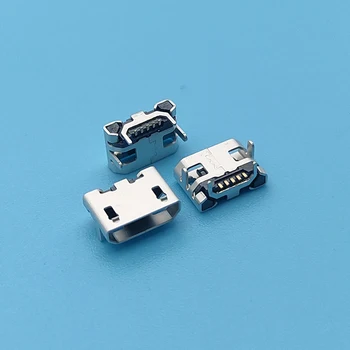 100PCS Micro USB Connector Dock Jack Female 5Pin DIP4 Tail Charging Port Socket For Moblie phone or Digital production
100PCS Micro USB Connector Dock Jack Female 5Pin DIP4 Tail Charging Port Socket For Moblie phone or Digital production