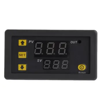 Temperature Controller Relay Dual Digital LED Display Heating/Cooling Regulator Thermostat Switch
Temperature Controller Relay Dual Digital LED Display Heating/Cooling Regulator Thermostat Switch