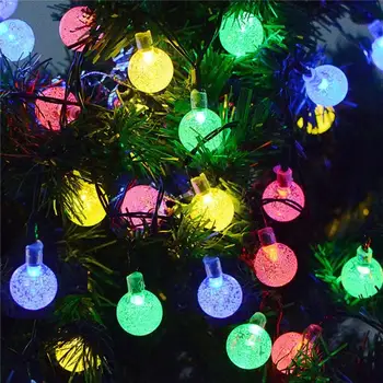 Waterproof 30 LEDs Ball LED String Solar Light Garden Christmas Tree Decoration Wedding Party Decor LED Light String Lawn Lamp 
Waterproof 30 LEDs Ball LED String Solar Light Garden Christmas Tree Decoration Wedding Party Decor LED Light String Lawn Lamp